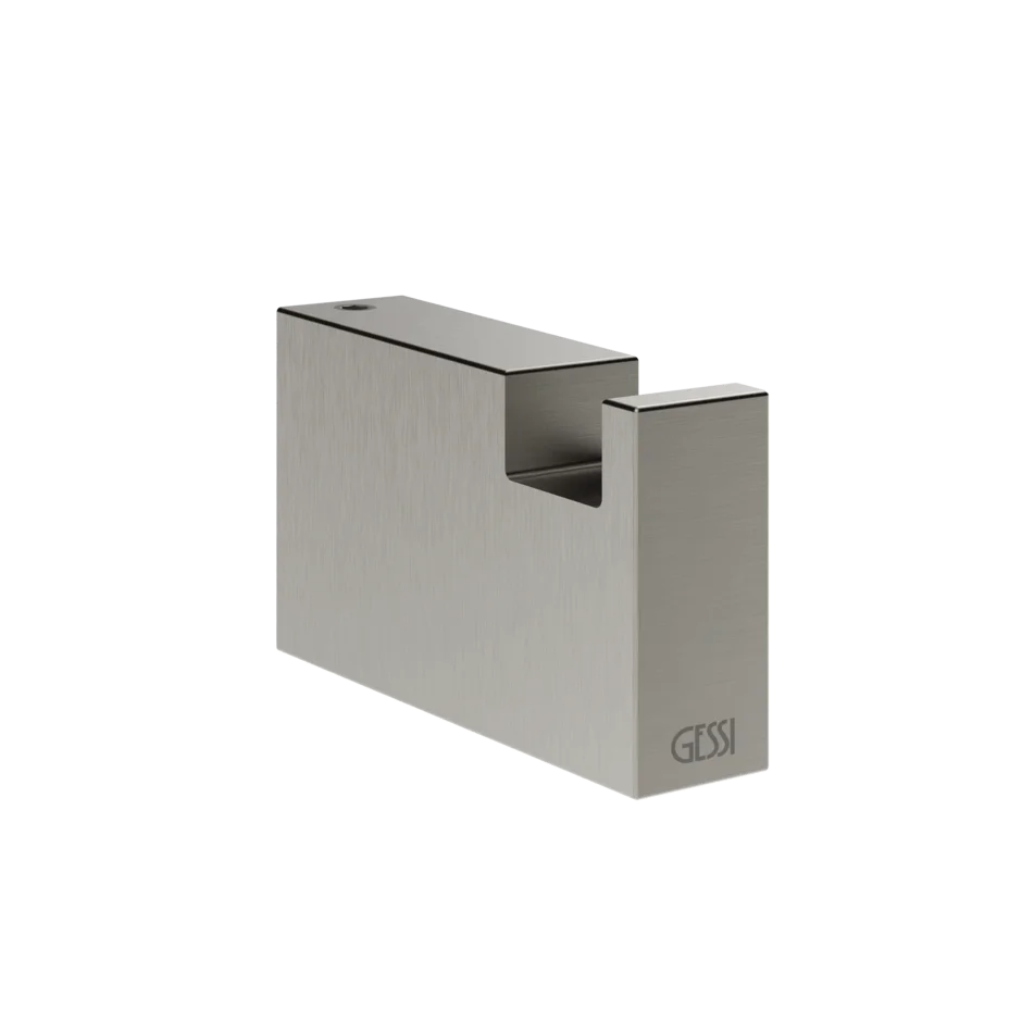 Крючок для халата 20921 147 Gessi Rettangolo k ХРОМИРОВАННЫЙ МАТОВЫЙ 20921147