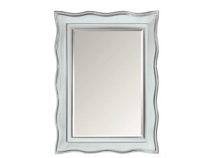 Прямоугольное зеркало с рамкой из настенного стекла