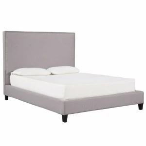 Кровать двуспальная 160х200 серая Parome ICON DESIGNE ДИЗАЙНЕРСКИЕ 177952 Серый