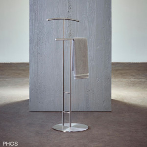 GSDSB2E Стойка Valet - бесшумная накладная, опорная плита: массивная нержавеющая сталь PHOS