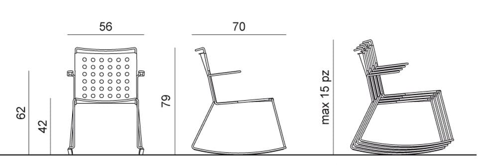 Алюминиевый стул Urbantime Busy ARCH-00086966 - Вид №4