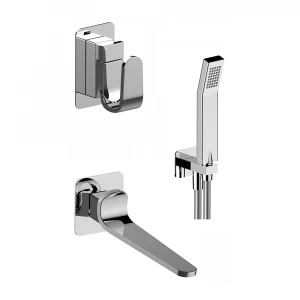 Смеситель для ванны встроенный с душем