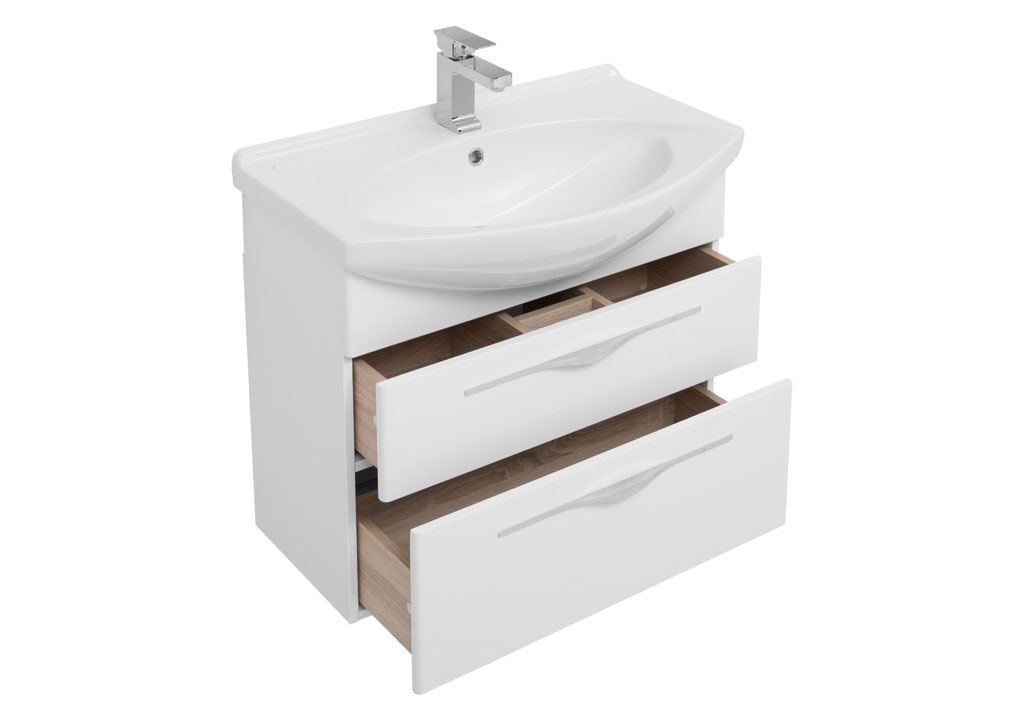 Мебель для ванной Aquanet Ирвин 75 белый 00210253 - Вид №3