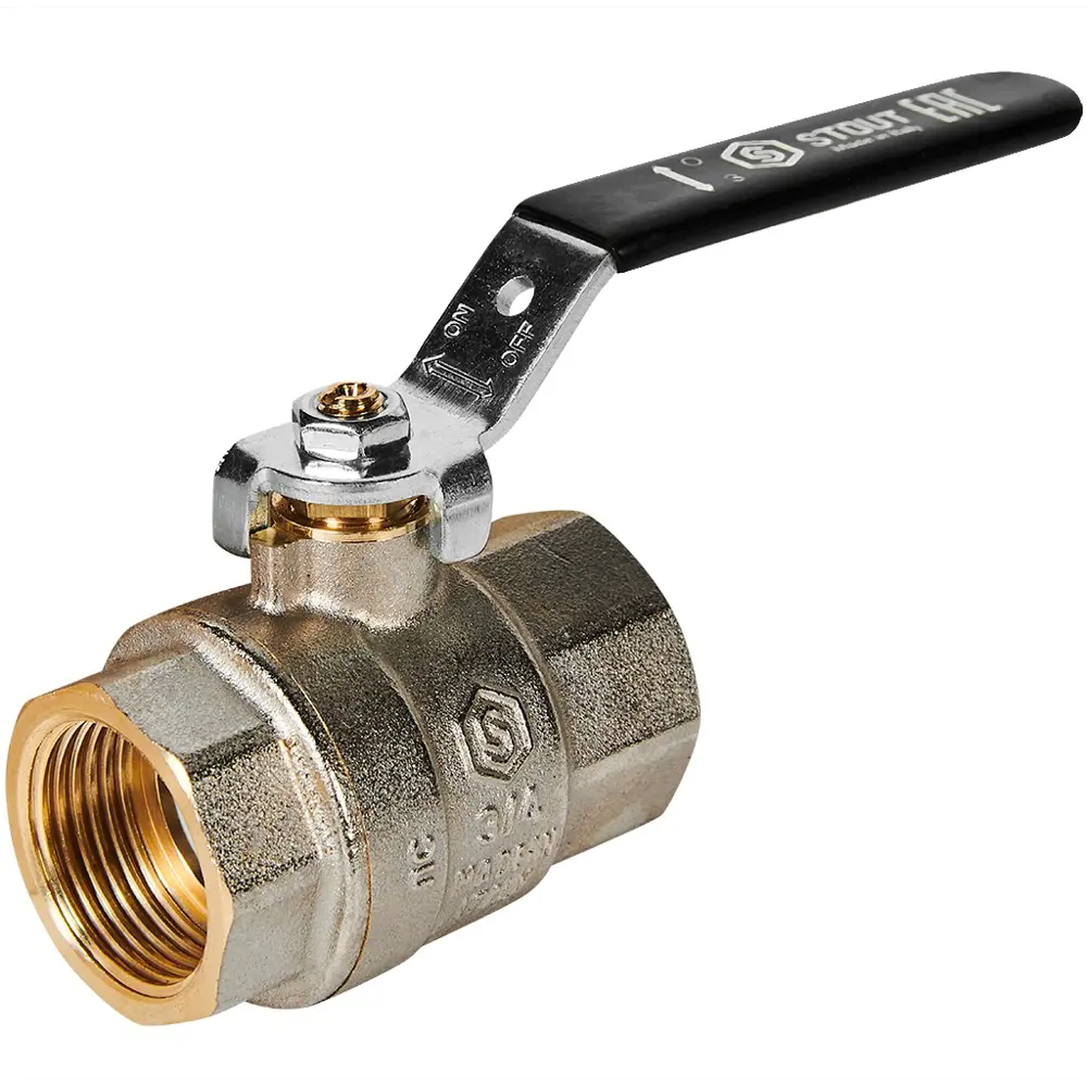 Шаровой кран STOUT DN20 для систем водоснабжения и отопления 89395502 STLM-1411655