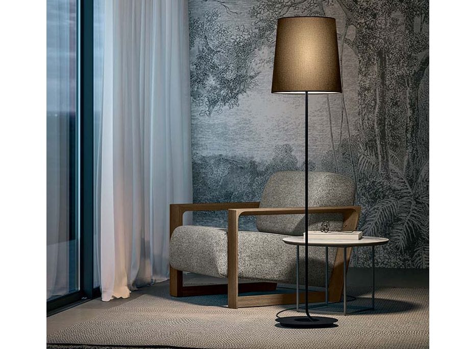 Напольная лампа из ткани и металла Quadrifoglio Group Design Lighting ARCH-00132835