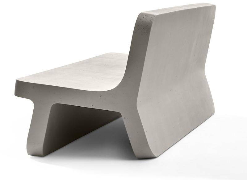 Cimento Скамья из cimento® со спинкой Torcello sun-id-1357562 - Вид №1