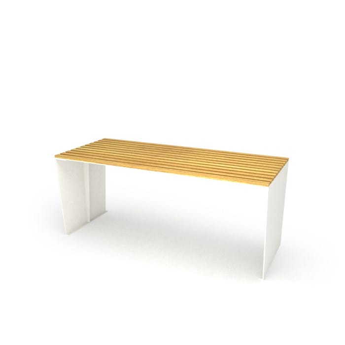 Прямоугольный стальной стол для общественных мест LAB23 Мэрилин ARCH-00045257 - Вид №7