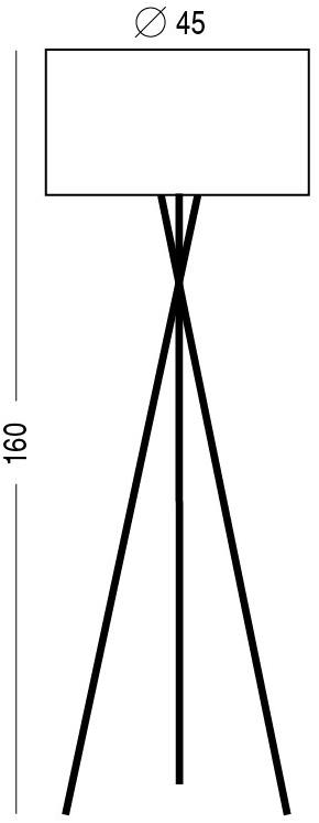 luxcambra Торшер из ткани  Tripode_4032  - Вид №3