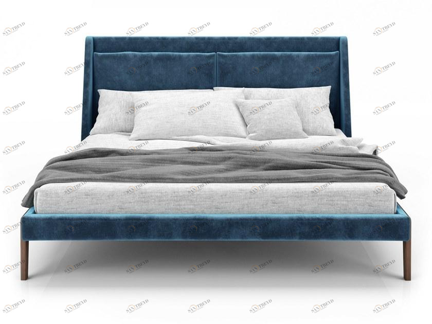 Huppé Двуспальная кровать с мягким изголовьем Frida 3449u-3453u HUPPE