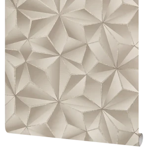 Обои флизелиновые Ateliero Kaleidos бежевые 1.06 м AT88187-13