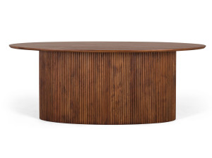 Овальный обеденный стол из акации