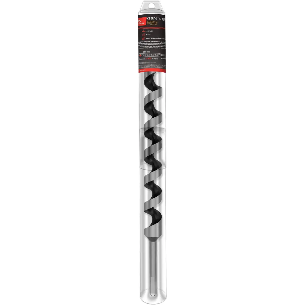 Сверло винтовое по дереву Vertextools 555-30-460 30x460 мм STLM-2006155 - Вид №5