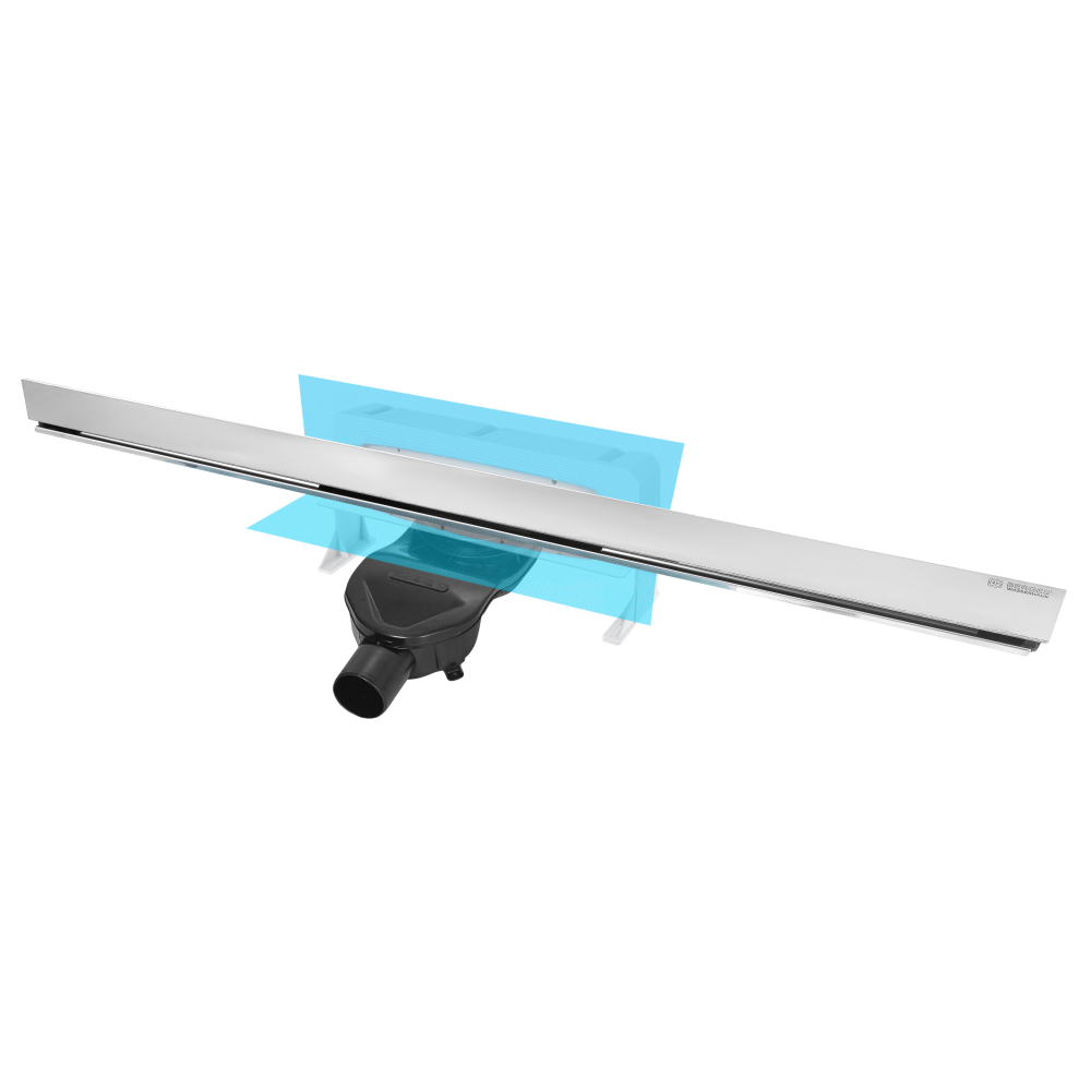 091157 Желоб водосток WALL 1000 пристенный  Berges WALL