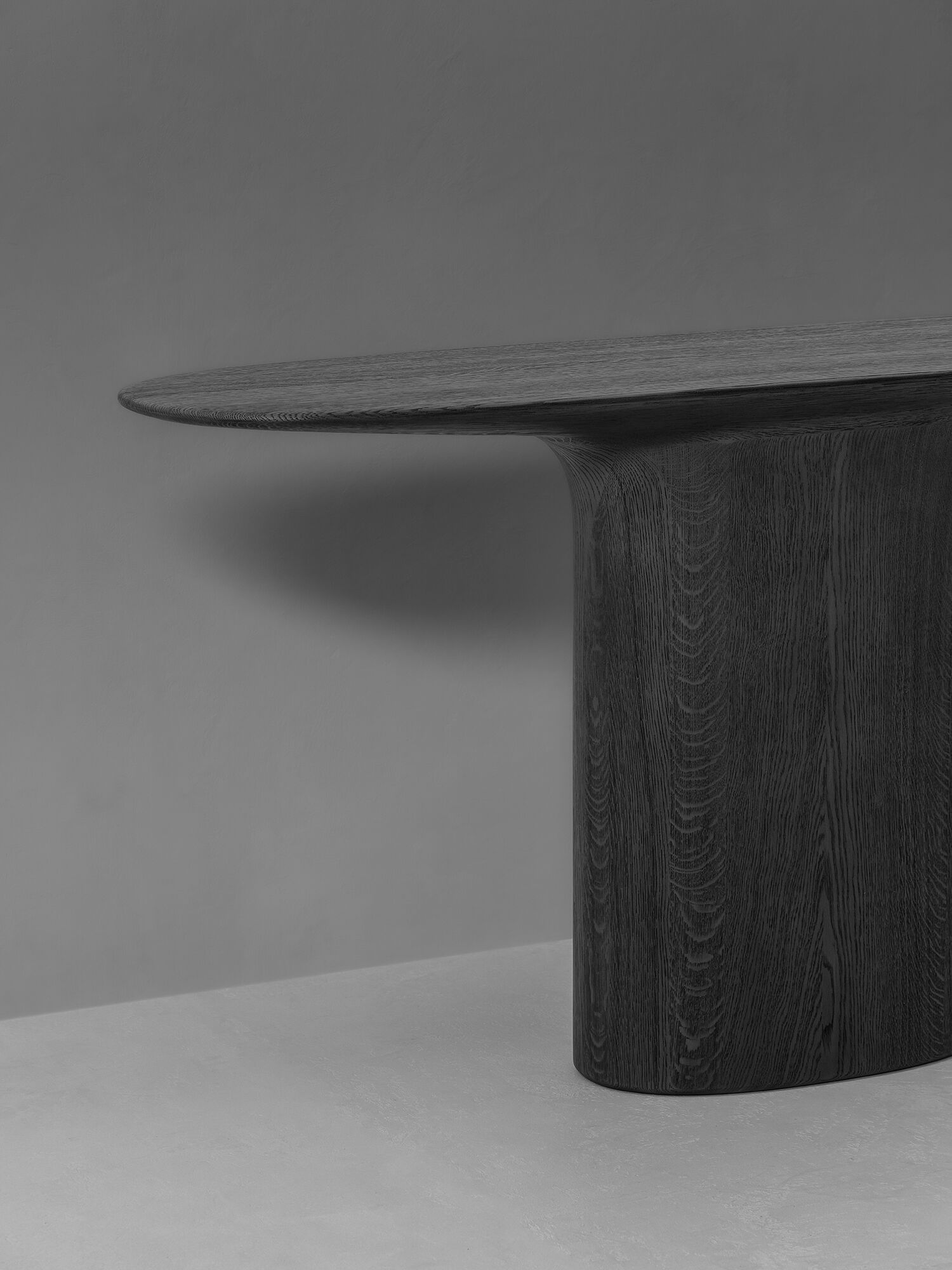 Овальная дубовая консоль Van Rossum Anvil ARCH-00090316 - Вид №1