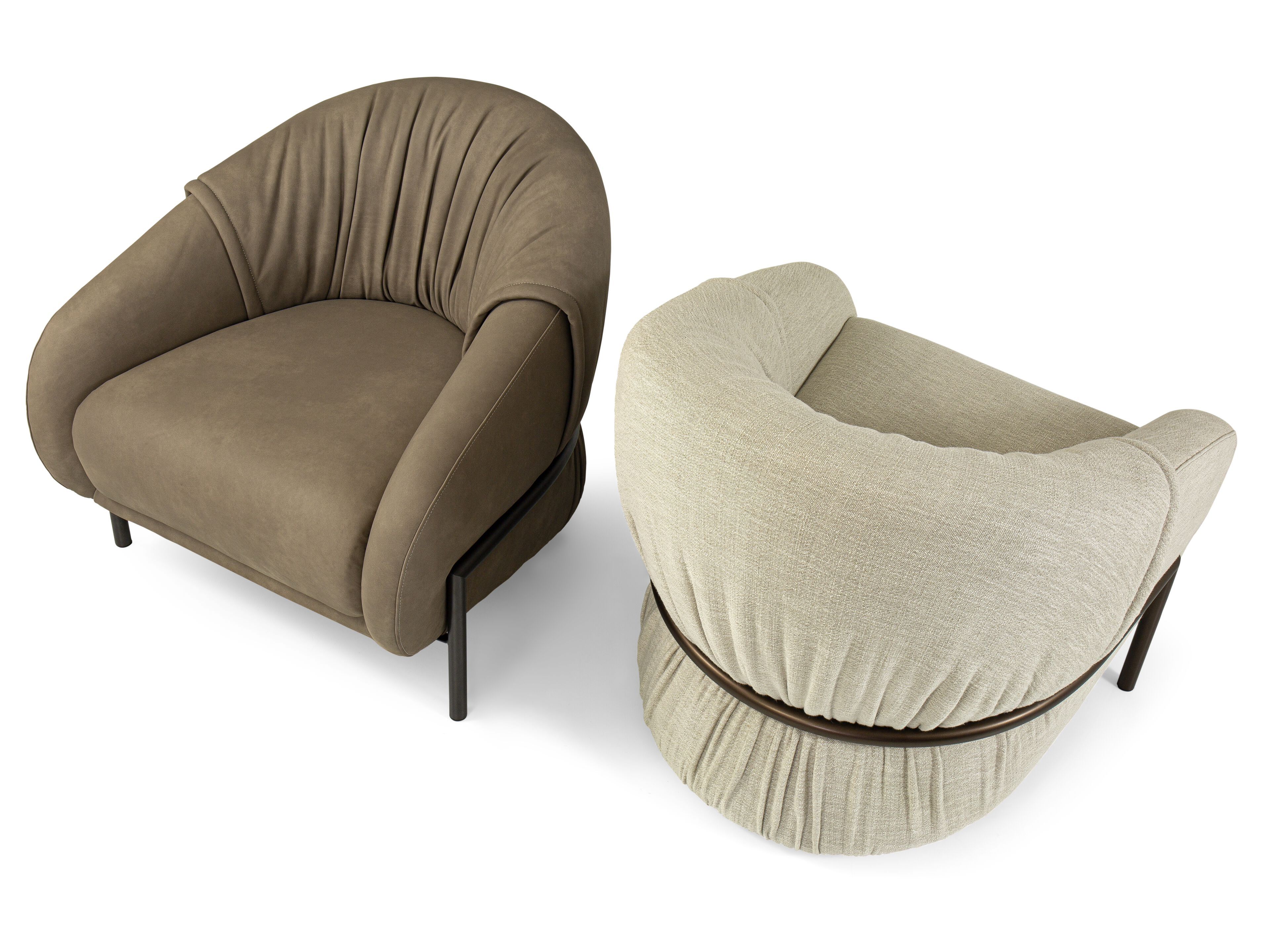 Кожаное кресло с подлокотниками Borzalino SIDNEY ARCH-00084935 - Вид №4