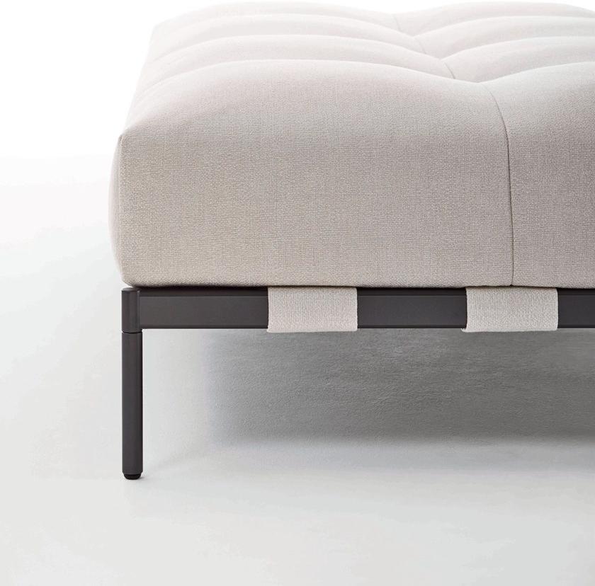 Saba Italia Садовая кровать из ткани Pixel light sun-id-1367869 - Вид №3