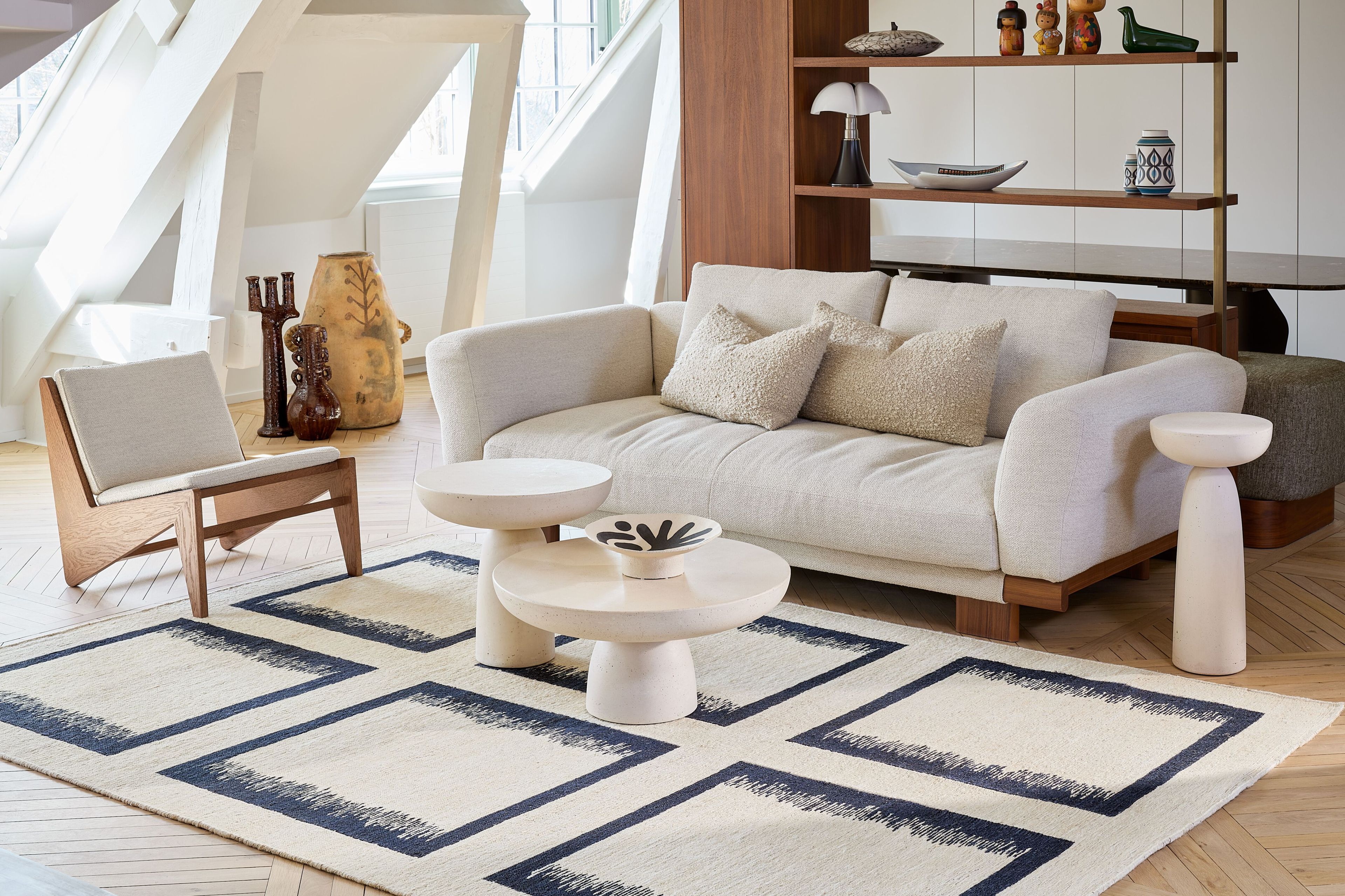 Ковер ручной работы из мешковины Toulemonde Bochart остров ARCH-00103173 - Вид №1