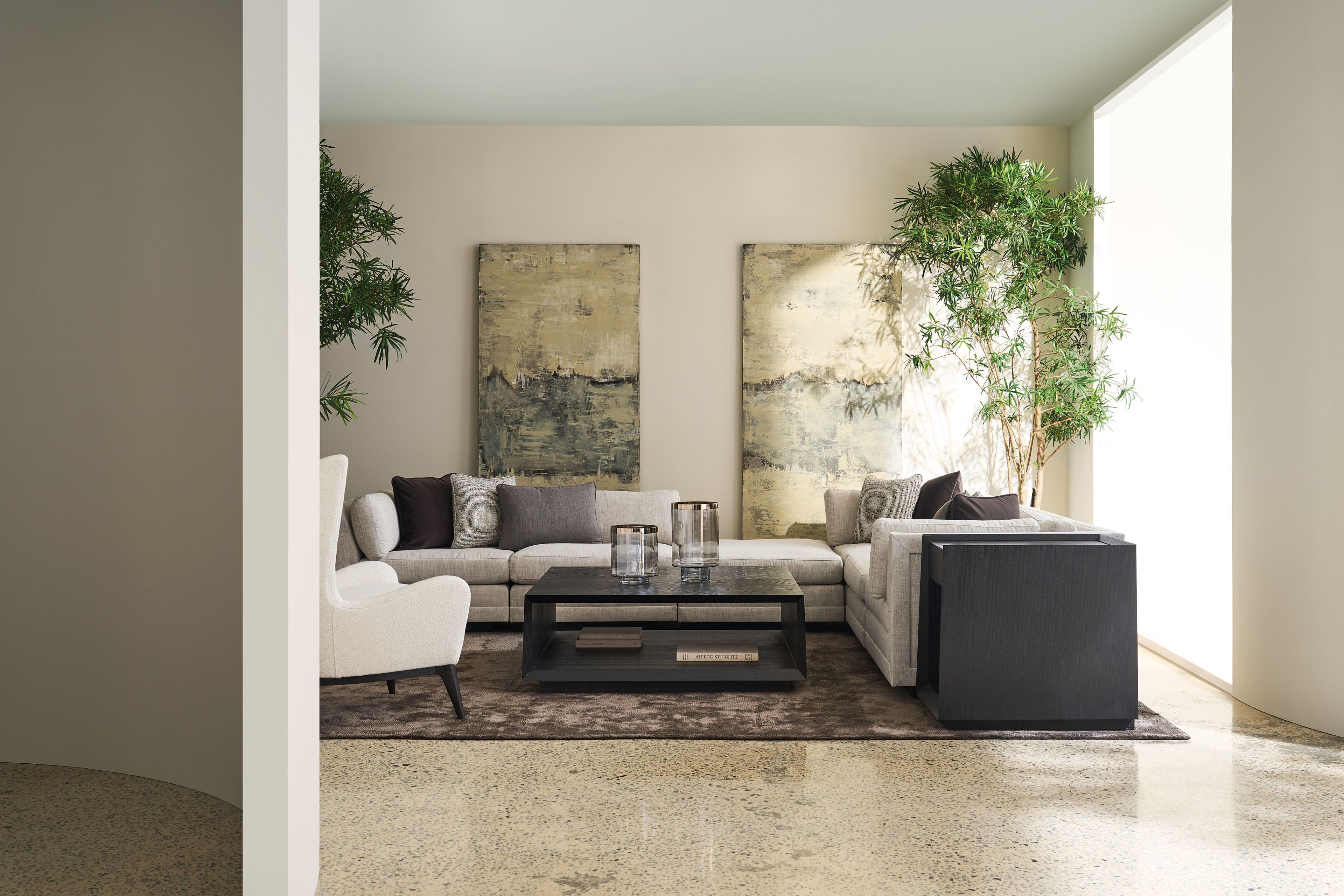 Прямоугольный пуф из ткани Caracole Fusion ARCH-00090372 - Вид №1