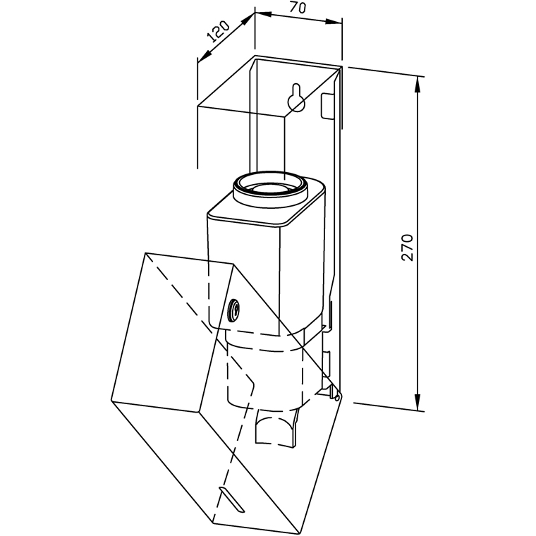 728303 Дозатор жидкого мыла WP101-1 WAGNER_EWAR A-LINE Wagner Ewar  - Вид №1
