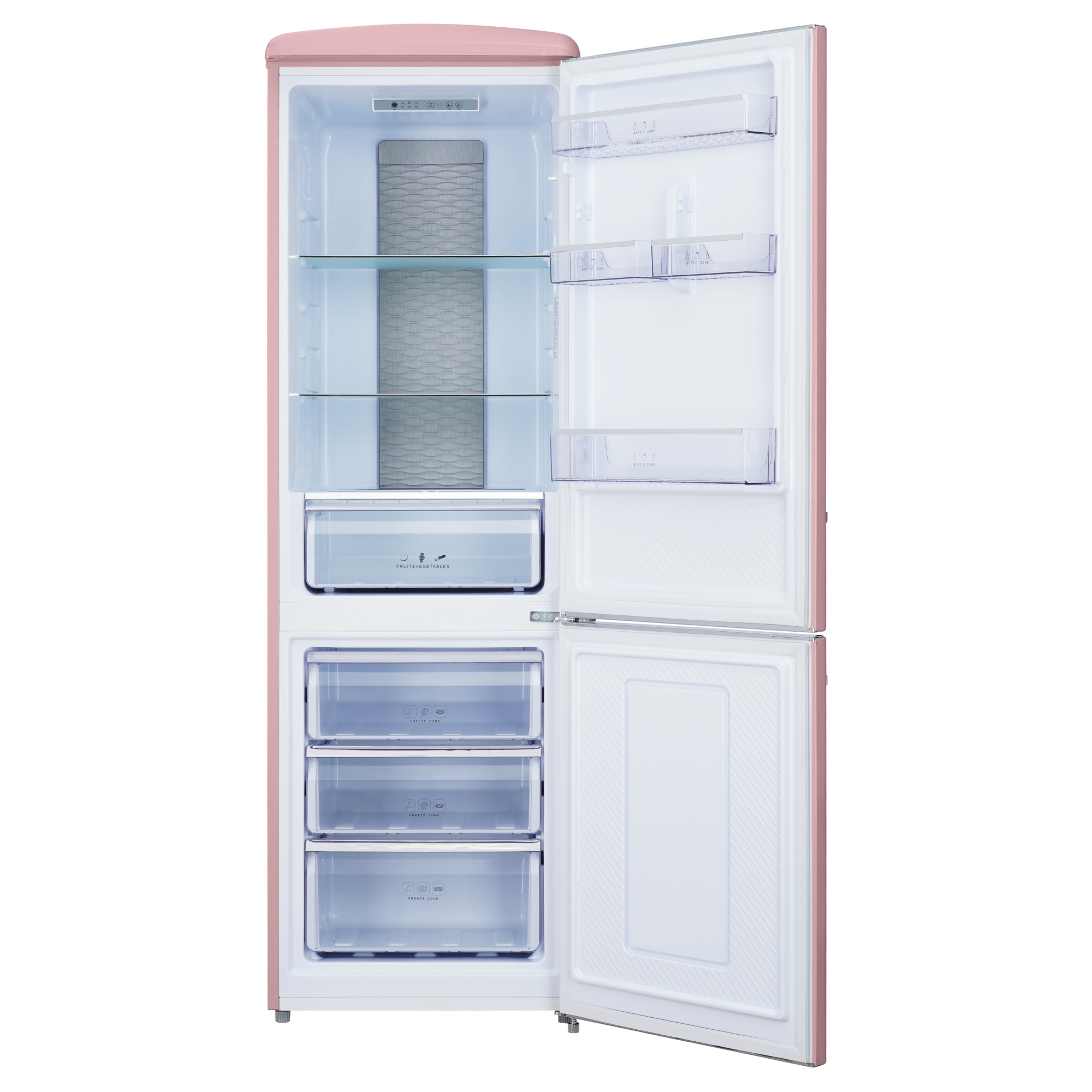 9259539 Холодильник с морозильником   Tesler RB-335 розовый STDN-0003727 - Вид №1
