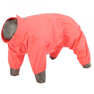 ПР0057181 Дождевик для собак Розовый неон девочка р. M 24см YORIKI