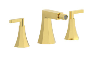 Смеситель для биде на 3 отверстия с донным клапаном WE ARE IB bl393oo Gold Belmondo