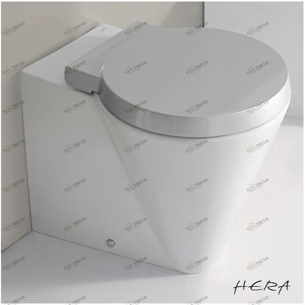 31004 Приставной унитаз напольный Белый Althea Ceramica Design Hera Италия