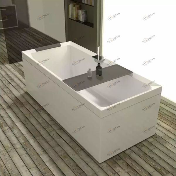 Ванна Hydro Air Novellini DIVA с набортным смесителем и боковыми панелями DIVY19090O2A4