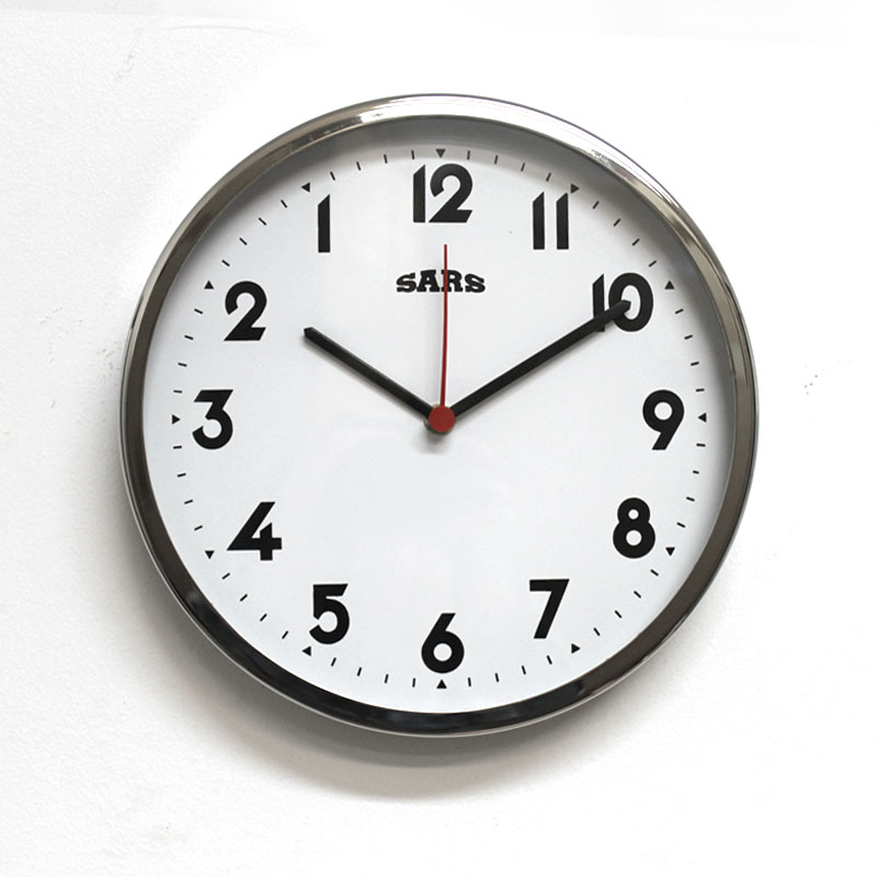 Часы настенные обратного хода серые Sars SARS ДИЗАЙНЕРСКИЕ 00-3967105 Серый  - Вид №1