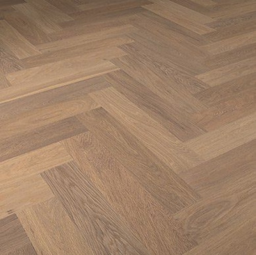 Паркет Ёлка Solidfloor New classic Сент Пол Дуб Натур с брашью (Текстурированная) 610х122 мм 1128549 - Вид №1