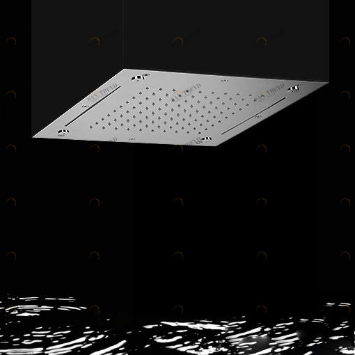 Тропический душ 430x430 PIASQUA4302CN_IXS Geda Nextage Shower Plates с двумя каскадами и небулайзерами Душевая головка Shower Plates PIASQUA4302CNIXS