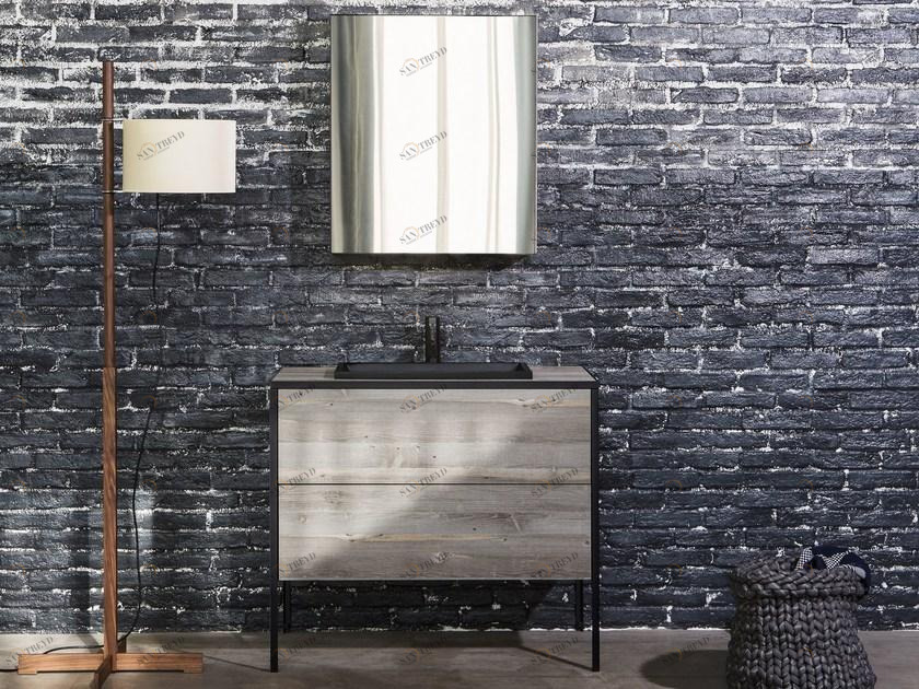 sanwacompany Деревянная тумба под умывальник с ящиками Pattina sun-id-1466627