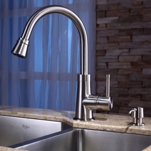 KHU123-32-KPF2220SN-KSD33BN Накладная раковина на столешницу  прямоугольная Krausru  - Вид №8