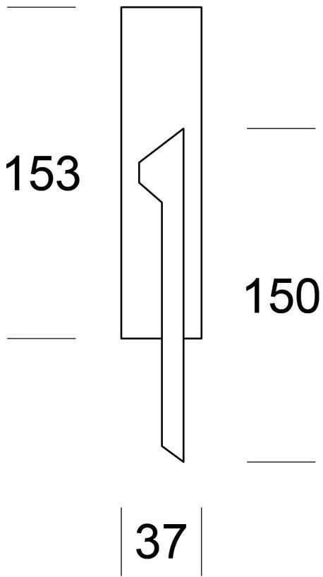 Ento Оконная ручка из латуни dk Cedro sq 6078 - Вид №2