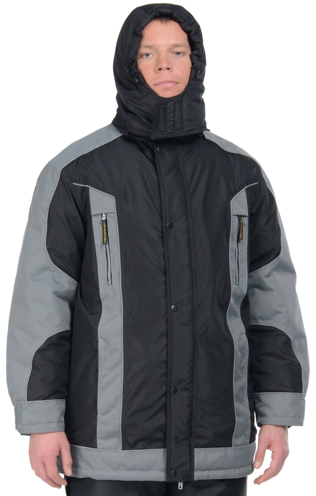 63104 Куртка "Ультра" зимняя черная  Зимняя спецодежда  размер 44-46/170-176  - Вид №11