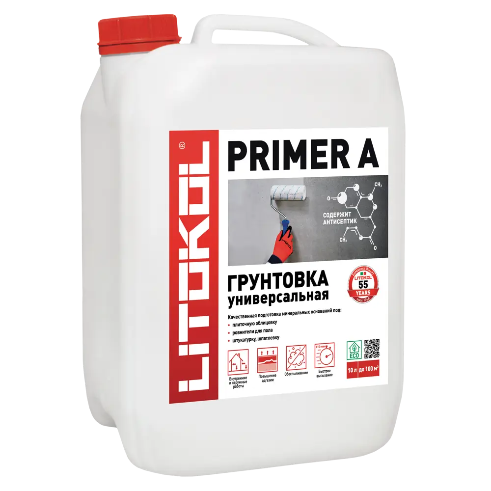 Универсальная грунтовка Litokol Primer A для идеальной подготовки поверхностей 89337369 STLM-1574110