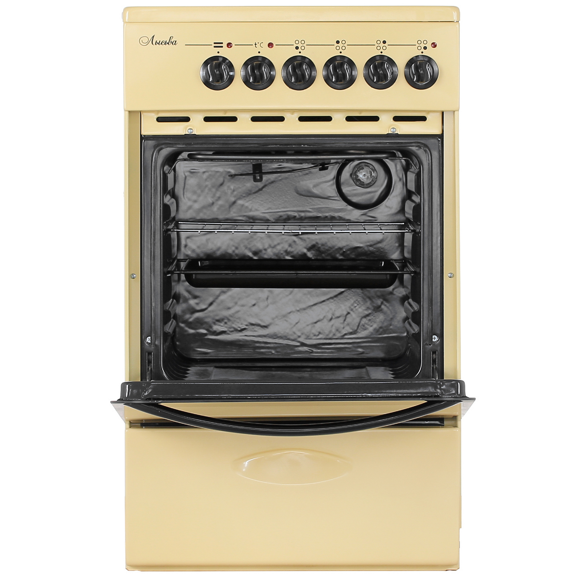8195106 Электрическая плита Лысьва EF4002MK00 бежевый STDN-0078371 - Вид №6