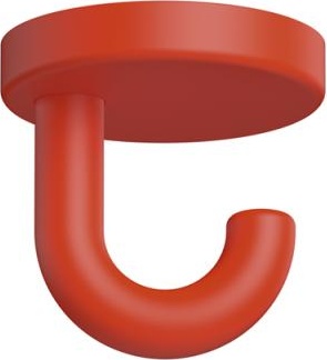 477.90B040 крюк HEWI Edition matt | Polyamid  - Вид №12