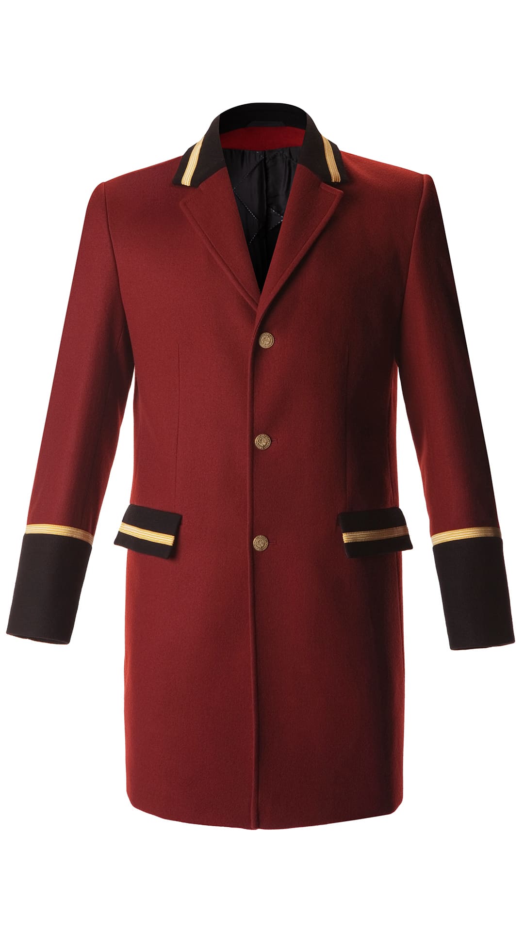 67733 Жакет удлиненный  Швейцар bordeaux (бордо) El-Risto  Бренд "El-Risto" (Эль Ристо), каталог товаров размер 54/170  - Вид №3