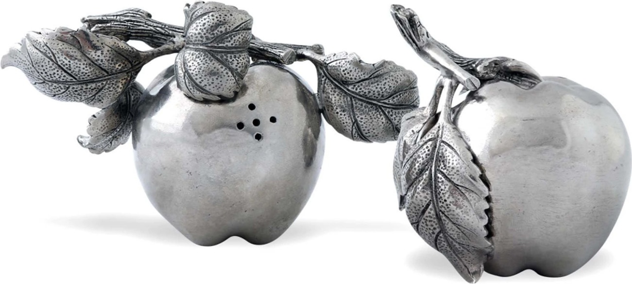 10648837 Vagabond House Набор для соли и перца Vagabond House Яблоко 7см, олово Олово 