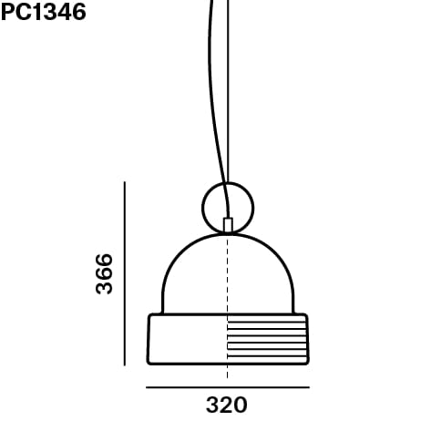 Подвесной светильник из дутого стекла BROKIS купол ARCH-00096747 - Вид №31