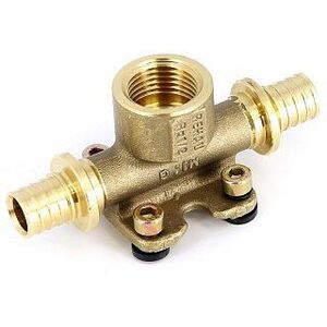 REHAU Водорозетка надвижная ВР 16-1/2"-16 PPSU проходная 2 болта в комплекте RAUTITAN MX латунь