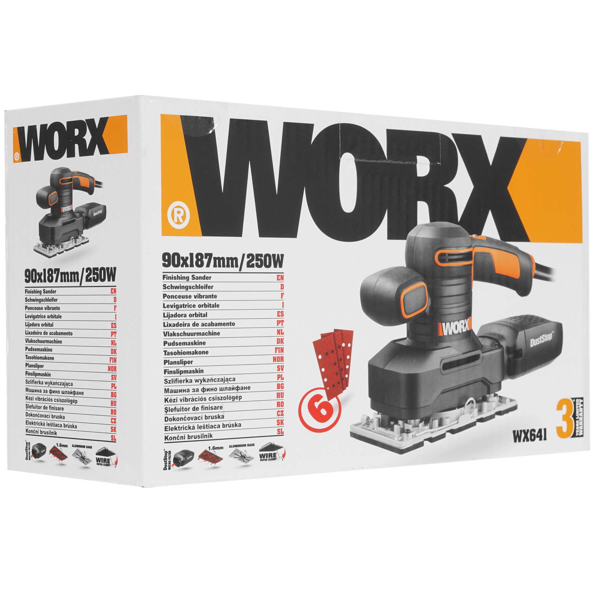 Виброшлифовальная машина Worx WX641 8199909 STDN-0087752 - Вид №9