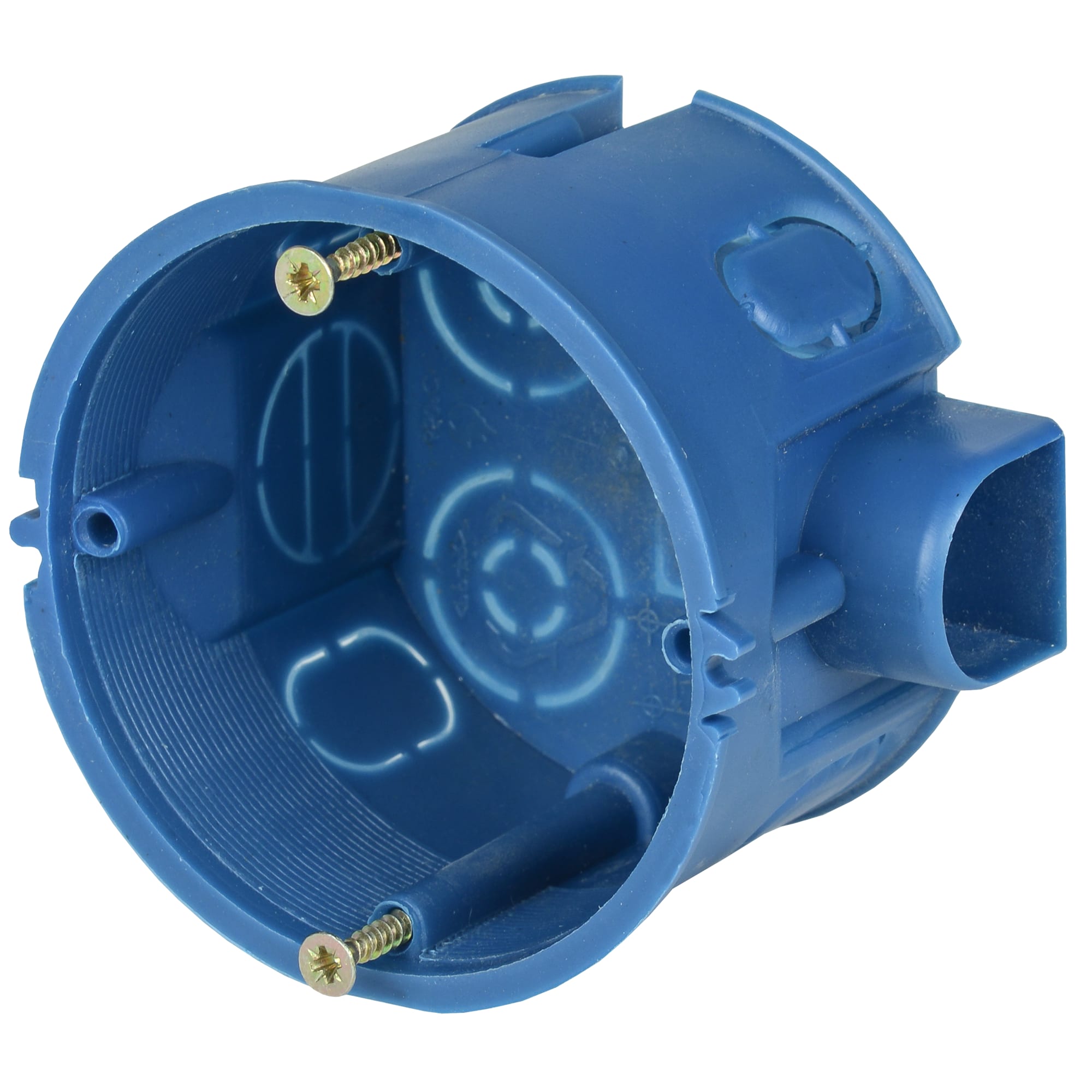 82169231 Подрозетник IEK для твердых стен 68х45 мм цвет синий Santreyd 