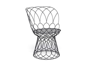 Стальной садовый стул