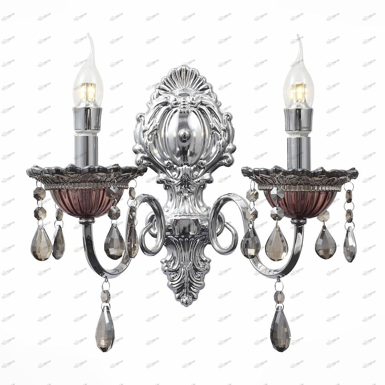 Бра ST Luce SL139.101.02 ST LUCE СВЕЧА 077640 Прозрачный;хром 