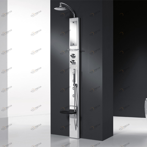 Душевая колонна термостатическая THINK 1 Novellini THINK с откидным стульчиком THINKNP1VTB