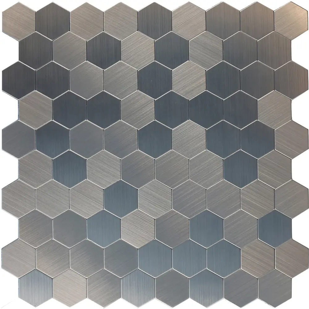 Мозаика Artens 28.8x29.2 см цвет серый Металл STLM-2012922 - Вид №1