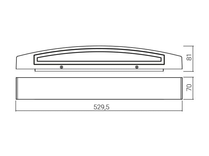 Заливка формы алюминия Сид свет открытый настенный светильник A.L.S WASH52 ARCH-00136420 - Вид №3