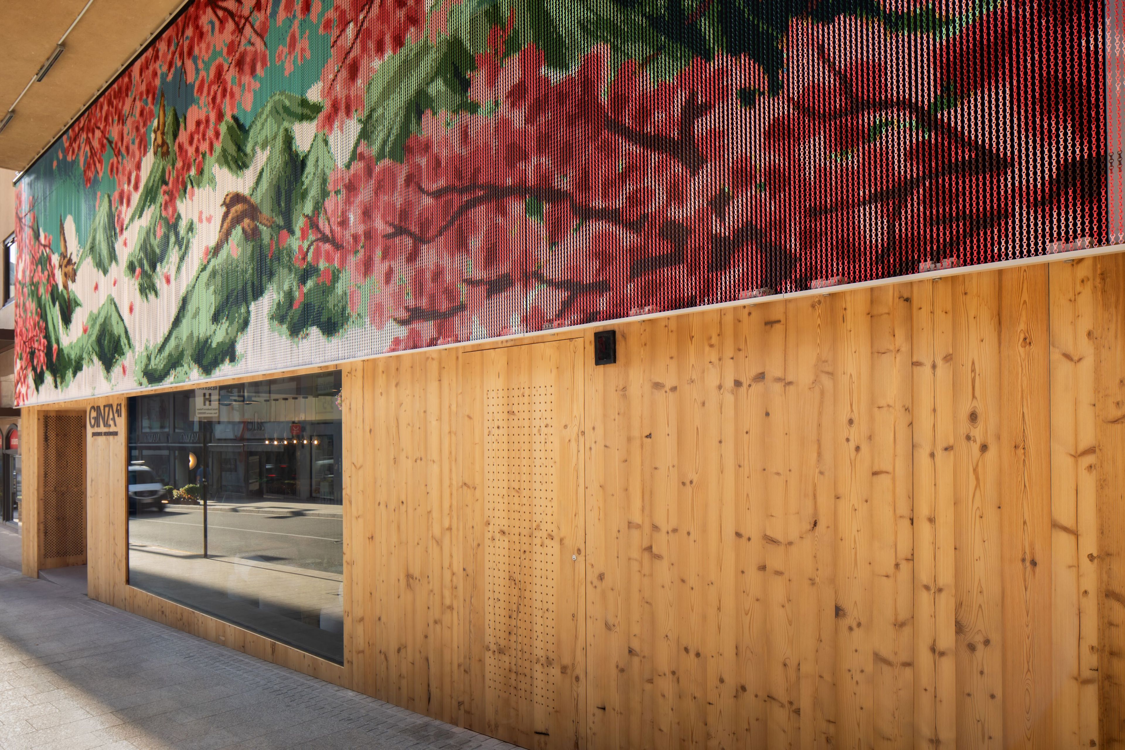 Фасадные ограждения из алюминиевых цепей Kriskadecor CLADDING GINZA 41 ARCH-00053366 - Вид №6